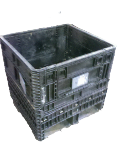 Reconditioned HPJ Industries 30" x 32" x 30" All Black Bulk Container