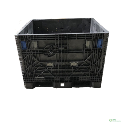 Lightly Used Orbis 45" x 48" x 34" All Black HDMP Bulk Container