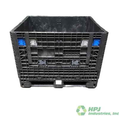 Lightly Used Orbis 45" x 48" x 34" All Black KD Bulk Container