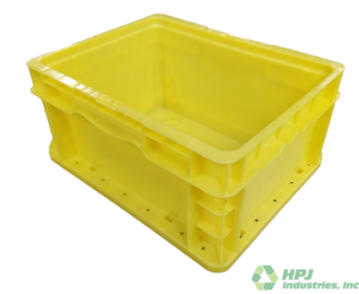 New Monoflo 15" x 12" x 7" Yellow Hand Tote Smooth Bottom