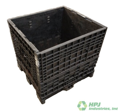 Reconditioned Buckhorn 30" x 32" x 30" All Black BS No Drop Door Bulk Container