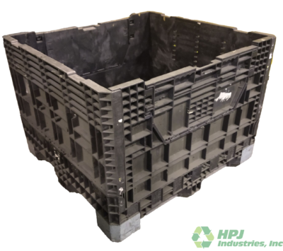 Reconditioned Buckhorn 45" x 48" x 34" All Black BH Bulk Container