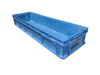 Used HPJ Industries  48" x 15" x 7" Blue Hand Tote Reinforced Bottom