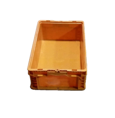 Used HPJ Industries  24" x 15" x 7" Orange Hand Tote Reinforced Bottom