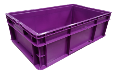 New Buckhorn 24" x 15" x 7" Purple Hand Tote Smooth Bottom