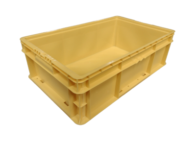 New Buckhorn 24" x 15" x 7.5" Yellow Hand Tote Smooth Bottom