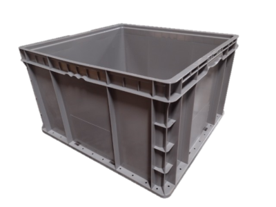 New Monoflo 24" x 22" x 14" Gray Hand Tote Smooth Bottom