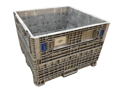 Reconditioned HPJ Industries 45" x 48" x 33" Mixed Color Bulk Container