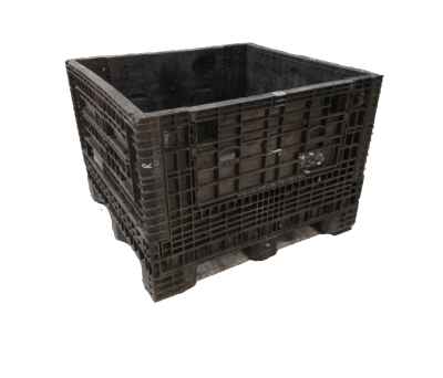 Reconditioned Buckhorn 45" x 48" x 34" All Black BE Bulk Container