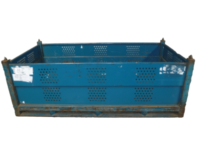 Used HPJ Industries 96" x 48" x 36" Steel Tub  - 4 Drop Doors