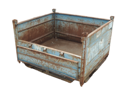 Used HPJ Industries 53" x 48" x 33" Steel Tub  53" Side - 1 Drop Door