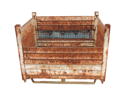 Used HPJ Industries 54" x 44" x 40" Steel Tub 54" Side - 2 Drop Doors