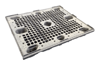 Used HPJ Industries  40" x 48" x 5" SF 9 Leg Pallet