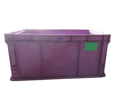 Used HPJ Industries  24" x 15" x 11" Pink Hand Tote Smooth Bottom