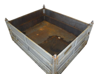 Used HPJ Industries 60" x 48" x 20" Steel Tub  - 4 Drop Doors