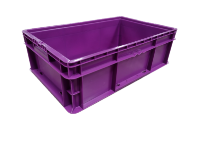 New Monoflo 24" x 15" x 7" Purple Hand Tote Smooth Bottom