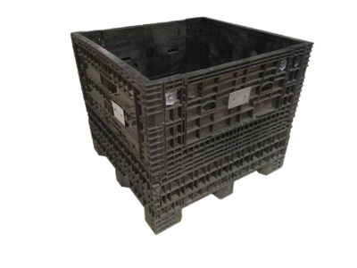 Reconditioned HPJ Industries 45" x 48" x 40" All Black Bulk Container