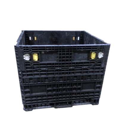 Reconditioned HPJ Industries 45" x 48" x 39" All Black Storage Bottom Bulk Container