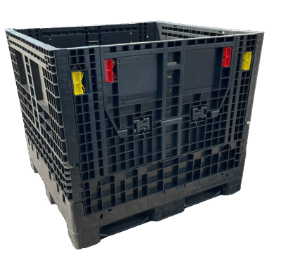 New Monoflo 45" x 48" x 42" All Black Bulk Container<hr />Please Inquire To Receive Current Inventory!