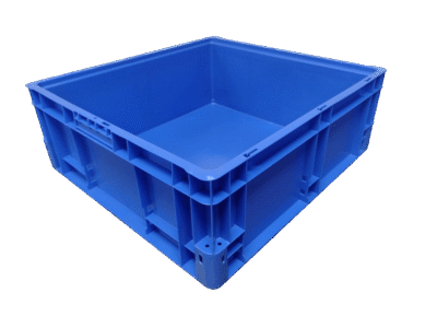 New Schaefer 24" x 22" x 9" Blue Hand Tote Smooth Bottom