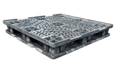 Used HPJ Industries 45" x 48" x 5" SF 18 Leg Pallet with Runners