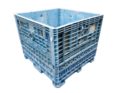 Reconditioned HPJ Industries 45" x 48" x 39" Mixed Color Bulk Container