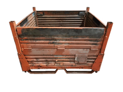 Used HPJ Industries 47.5" x 44.5" x 33" Collapsible Steel Tub  48" Side - 1 Drop Door
