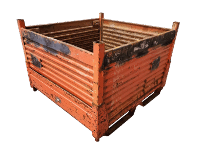 Used HPJ Industries 47.5" x 44" x 33" Steel Tub No Drop Doors