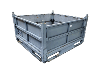 Used HPJ Industries 48" x 45" x 28" Steel Tub  - 4 Drop Doors