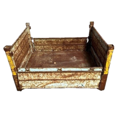 Used HPJ Industries 51" x 44" x 30" Steel Tub 51" Side - 2 Drop Doors