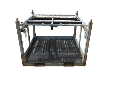 Used HPJ Industries 48" x 45" x 34" Steel Rack Pick Face 48" Side Lift Up Trays