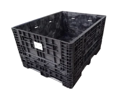 New Buckhorn 62" x 48" x 34" All Black  Containers - 4 Drop Doors