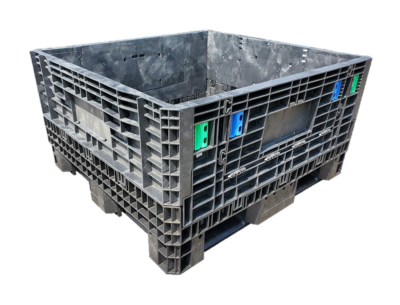 New Schaefer 45" x 48" x 25" All Black Bulk Container