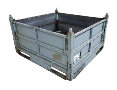 Used HPJ Industries 48" x 45" x 27" Steel Tub  - 4 Drop Doors