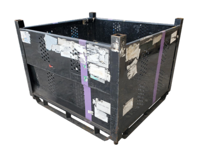 Used HPJ Industries 53" x 48" x 38" Steel Tub 53" Side - 2 Drop Doors