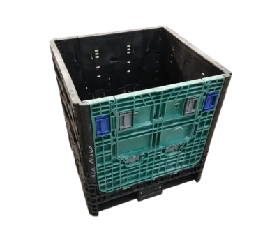 Reconditioned HPJ Industries 30" x 32" x 34" Mixed Color All Good Runner Bulk Container