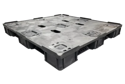 New HPJ Industries  45" x 48" Black SMR Stackable Pallet <hr />Please Inquire To Receive Current Inventory!
