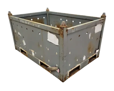 Used HPJ Industries 48" x 32" x 26" Steel Tub No Drop Doors