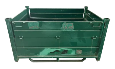 Used HPJ Industries 64" x 48" x 34" Steel Tub- 4 Drop Doors