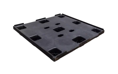 Used HPJ Industries  45" x 48" x 6" Polypropylene 9 Leg Pallet