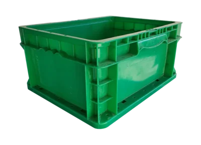 New Monoflo 15" x 12" x 7" Green Hand Tote Smooth Bottom