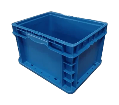 New Monoflo 15" x 12" x 9" Blue Hand Tote Smooth Bottom