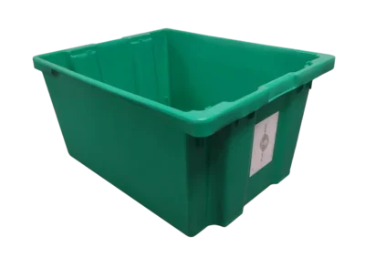 Used Orbis 30" x 24" x 15" Green Nestable Hand Tote