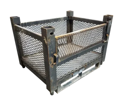 Used HPJ Industries 36.5" x 28" x 27" Wire Basket - 1 Drop Door 36.5" Side