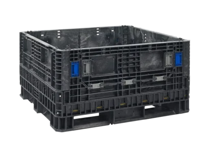 New All Black 45" x 48" x 25" Orbis HDR Bulk Container