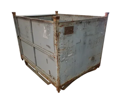 Used HPJ Industries 62" x 48" x 47" Steel Tub - 2 Drop Doors