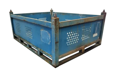 Used HPJ Industries 63" x 48" x 27" Steel Tub No Drop Doors