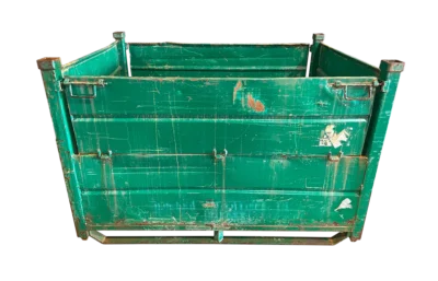 Used HPJ Industries 64" x 44" x 42" Steel Tub 64" Side - 2 Drop Doors