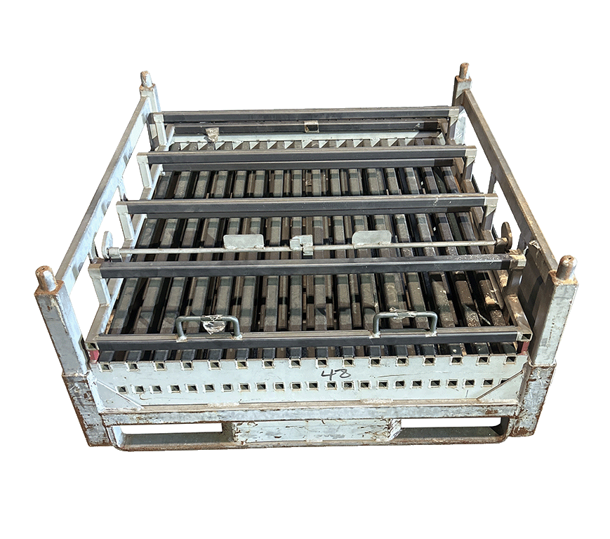 Used HPJ Industries 48" x 45" x 20" Steel Rack Top Pick