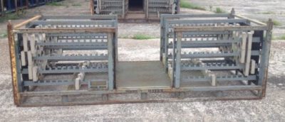 Used HPJ Industries 112" x 48" x 35" Steel Rack Pick Face 112" Side